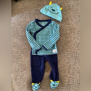 Carter’s side snap top 3 piece set